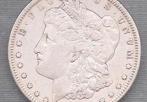 Moeda USA - Morgan Dollar Prata 1900