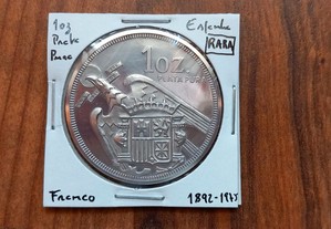 Medalha de Prata Espanha - Franco (Rara)