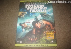 "Viagem ao Centro da Terra" com Brendan Fraser numa Edição Especial com 2 DVDs, com 2 óculos 3D e em Slidepack!