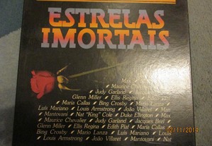 Caixa de 8 discos de vinil "Estrelas imortais"