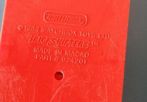Matchbox - lançador trickshifters com carro 1984