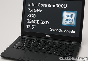 Dell Latitude 7280 Intel Core i5-6300u 2.4GHz/ 8GB / 256GB SSD / 12.5