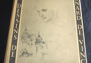 Livro Les Dessins de Leonard de Vinci 1947 Desenhos de Leonardo da Vinci