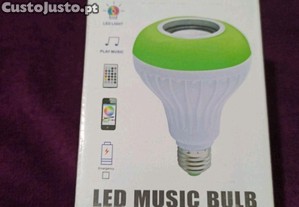 Coluna som lampada bluetooth - Novas 5 euros