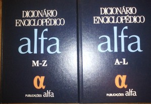 Dicionário enciclopédico Alfa, 2 volumes