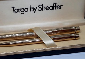 Caneta de aparo e esferográfica Sheaffer Targa 1005 ouro