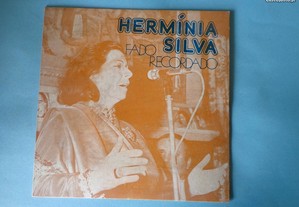 Disco vinil single - Hermínia da Silva - Fado Reco