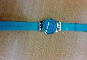 Relógio azul da swatch