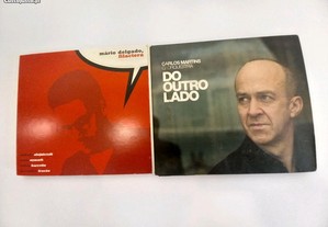 Dois cd's de jazz português Carlos Martins e Mário Delgado
