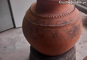 Talha/ pote de barro antigo 1m por 80cm