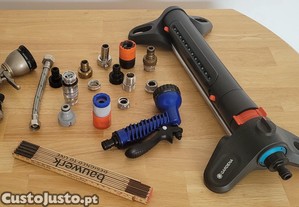 Material de jardim para mangueira e regar