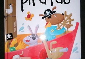 Livro infantil Contos de piratas, com histórias da escritora Maria Manero, Novo