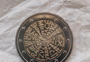 Nova moeda comemorativa de dois euros
