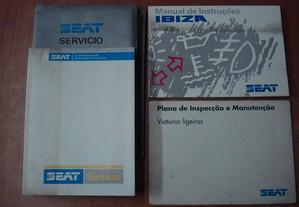 Livros Completos Com Capa Seat Ibiza MK 2 - 1993-4