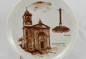 Prato porcelana Artibus comemorativo da Paróquia da Esgueira