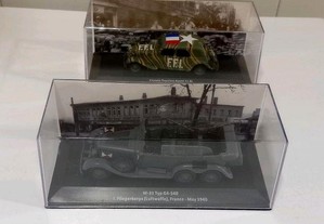 Carros miniatura II guerra mundial