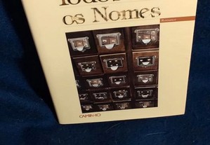 Todos os nomes, de José Saramago - 1ª edição. 1997 Caminho