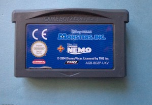 Jogo Game Boy Advance - Monster Inc + Finding Nemo