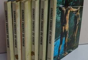 Conjunto de 6 Volumes " Grandes Enigmas Do Homem "