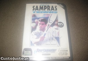 Jogo "Pete Sampras Tennis" para Sega Mega Drive/Completo!