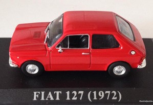 * Miniatura 1:43 Fiat 127 (1972) Queridos Carros | Matricula Portuguesa