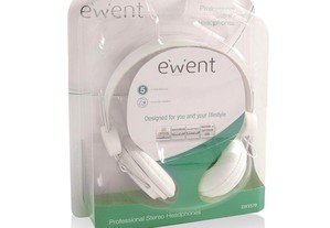 Auscultadores Fones Ewent EW3578 headphone Novo