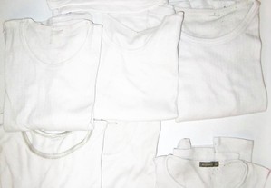 Conjunto de Camisola Interiores de Criança, Branco