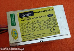 Fonte de alimentacoe Q-Tec Gold 500W ATX