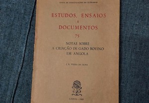 Notas Sobre a Criação de Gado Bovino em Angola-1960