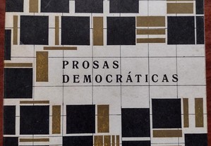 Prosas Democráticas - J. Silva 1968 - 1ª edição