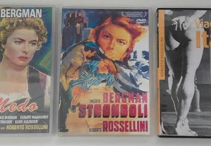 dvd: Roberto Rossellini "O medo", "Stromboli" e "Viagem em Itália"