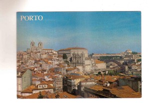 Postal Porto Vista parcial da cidade