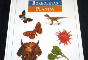 Livro Dinossauros Borboletas Plantas Visual