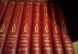 MACAU e seus misterios 11 livros encadernados impe