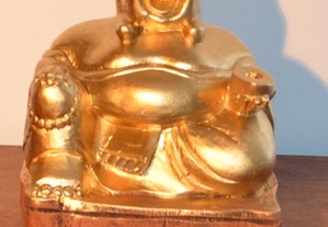 Estatueta BUDA HoteiSan Sentado-Material:PódePedra