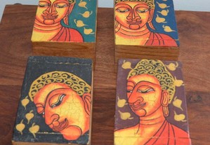 Caixas em Madeira Maciça-Tema: Buda Sidarta (Buda)