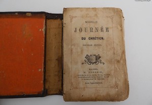 Livro Nouvelle Journee du Chretien - c. 1870