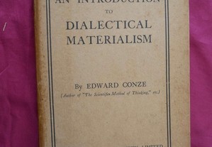 An Introduction to Dialectical Materialism by Edward Conze 1936