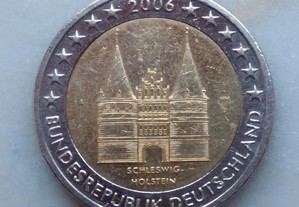 Moeda comemorativa Alemanha 2006