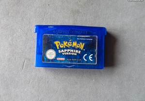 Jogo Game Boy Advance Pokémon Sapphire Version
