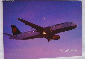 Postal da Lufthansa - Airbus A320-200