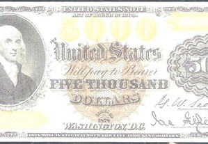Nota USA - 5000 Mil Dollars Fantasia