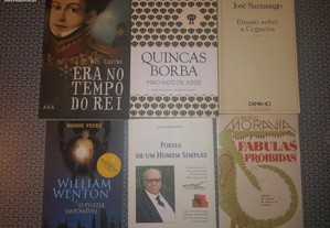 Livros Literatura Contemporânea e Raridades - Novas Entradas.
