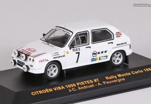 ixo models 1/43 Citroen VISA 1000 Pistes 7 Rallye Monte Carlo 1985