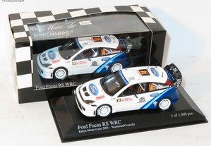 minichamps 1/43 ford focus rs wrc 14 rally monte carlo 2005