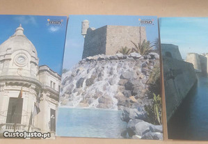 3 postais da cidade de Ceuta, antiga cidade portuguesa em 1415