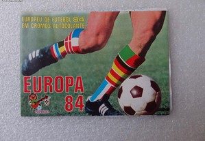 Caderneta de cromos de futebol Europa 84