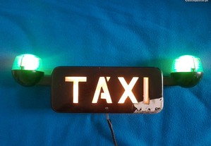 Luzes de tejadilho "Táxi" (anos 60) (RARO)