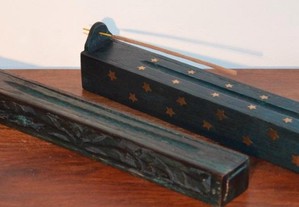 Réguas para incenso em stick (pau), com caixa