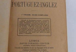 Diccionario Portuguez-Inglez - 1888
